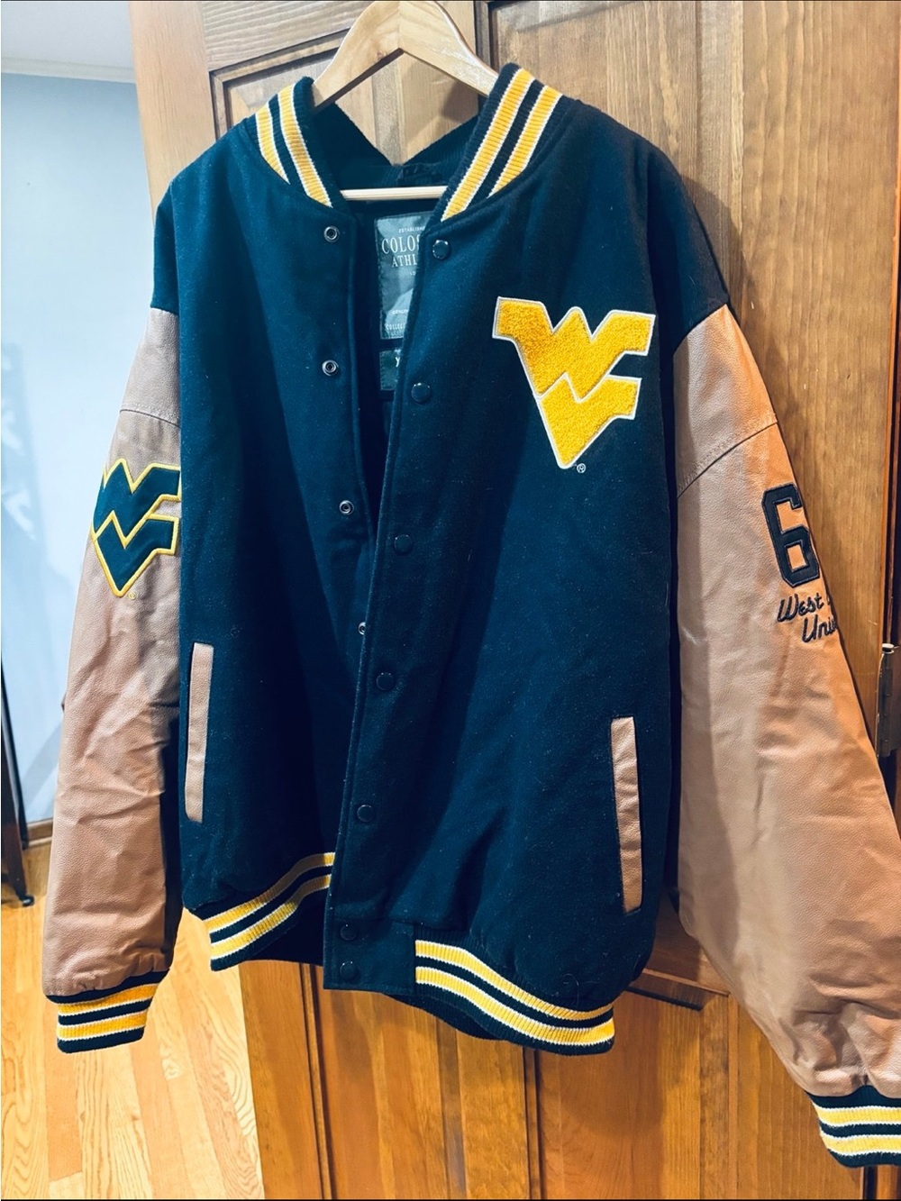 Colosseum Athletics West Virginia Mountaineers Varsity Jacket